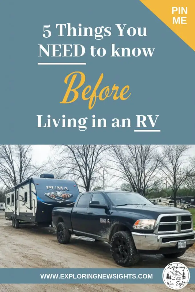 Living In An RV - Top 5 Things We Wish We Knew Before - Exploring New ...