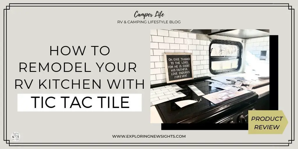 RV Remodel : How To Use TIC TAC TILE To Upgrade Your RV Kitchen How to 7 2 - RV Remodel : How To Use TIC TAC TILE To Upgrade Your RV Kitchen