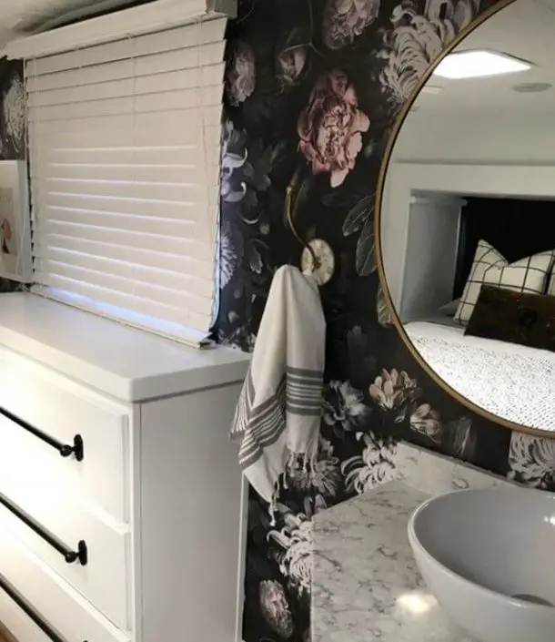 RV Wallpaper How to use peel & stick wallpaper to transform your Camper