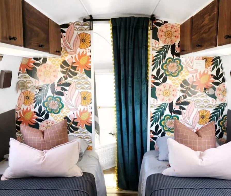 RV Wallpaper | How to use peel & stick wallpaper to transform your Camper