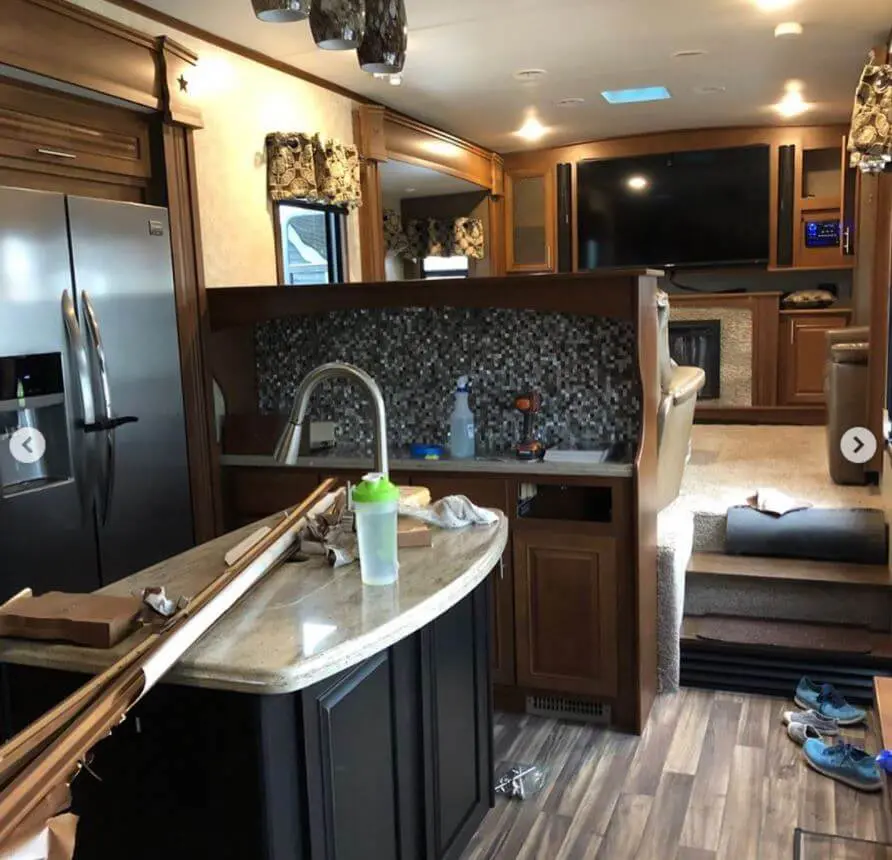 before kitchenliving