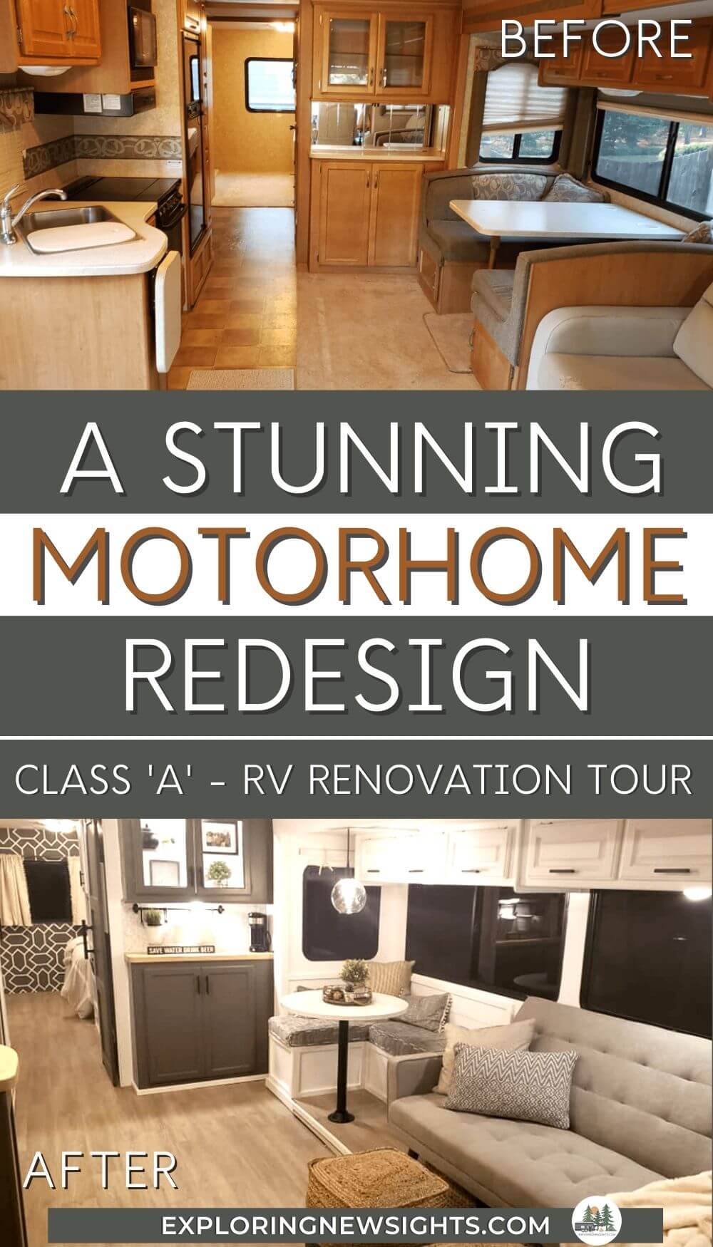 Modern Motorhome RV renovation (1) Modern Motorhome RV renovation (1)
