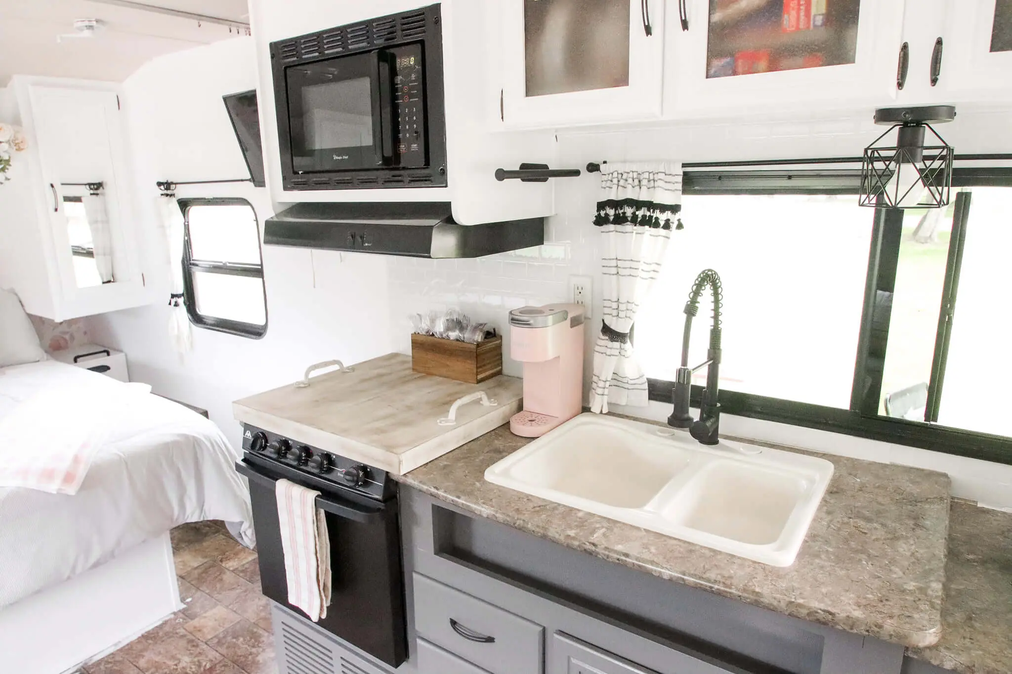 Pretty in Pink kitchen